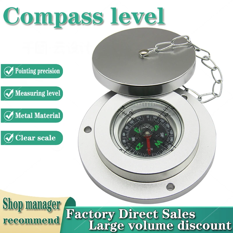 Guindaste Medidor de Nível Bússola Medição Nível Bolha Máquinas de Construção Nível Máquina de Perfuração Nível Bolha Instrumentos de medição de nível