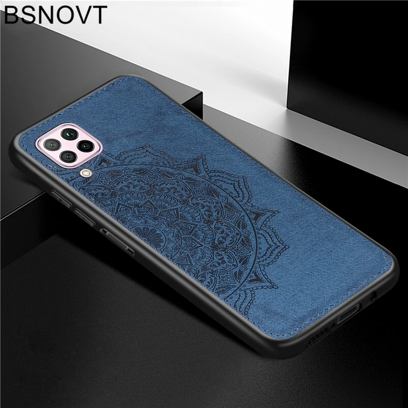 Чехол для Huawei Nova 6 SE рамка из ткани бампер противоударный чехол SE|Бамперы| |