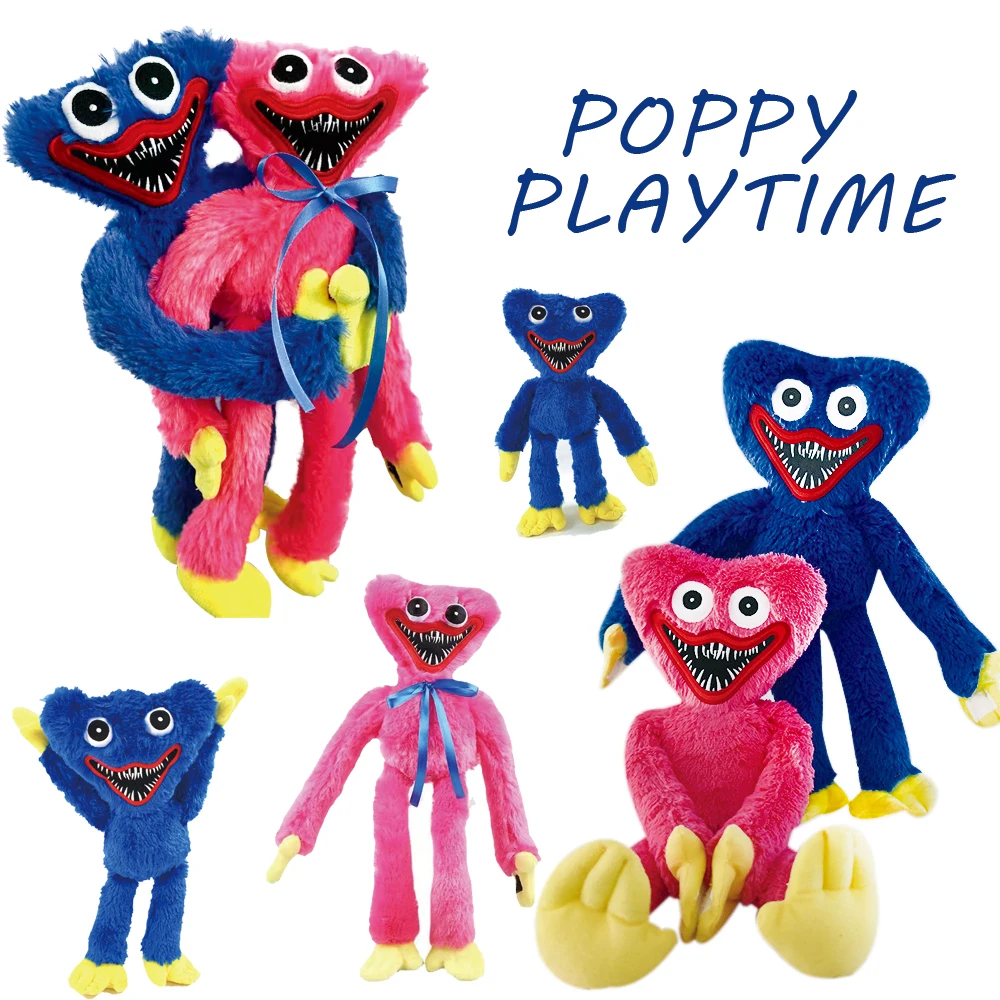 

40 см игрушка с маком для игры во время игры, милая плюшевая игрушка Huggy Wuggy, страшная плюшевая игрушка-животное, мягкие Подарочные игрушки для...