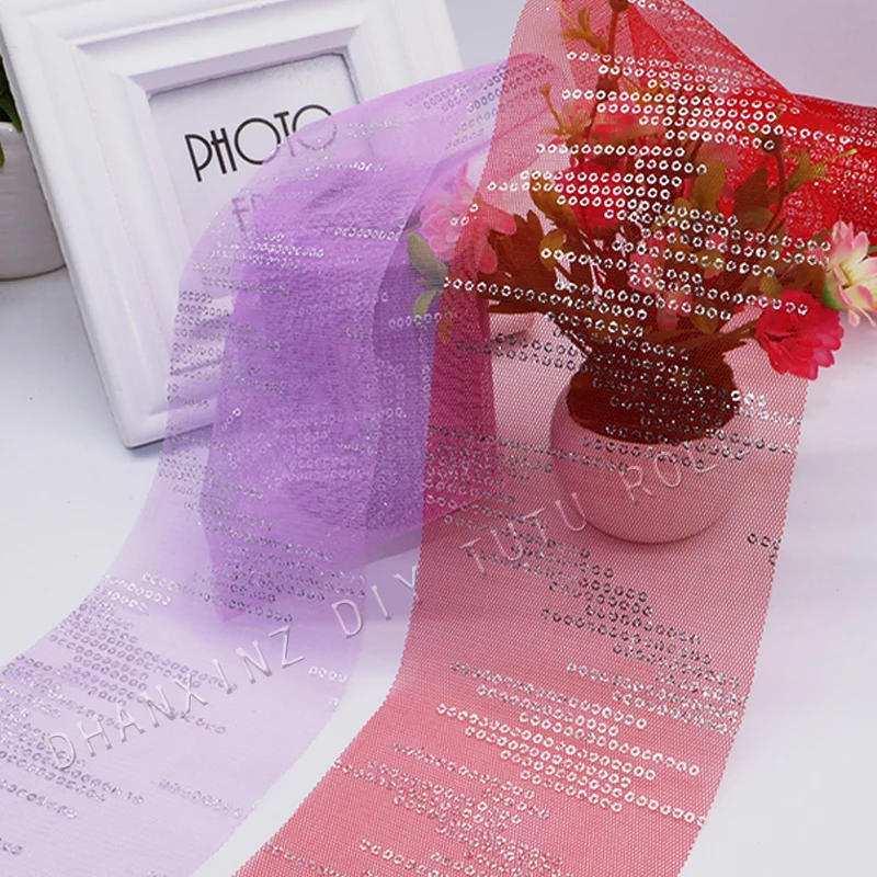 6 см 10 красная органза тюль рулон принадлежности для украшения свадебной