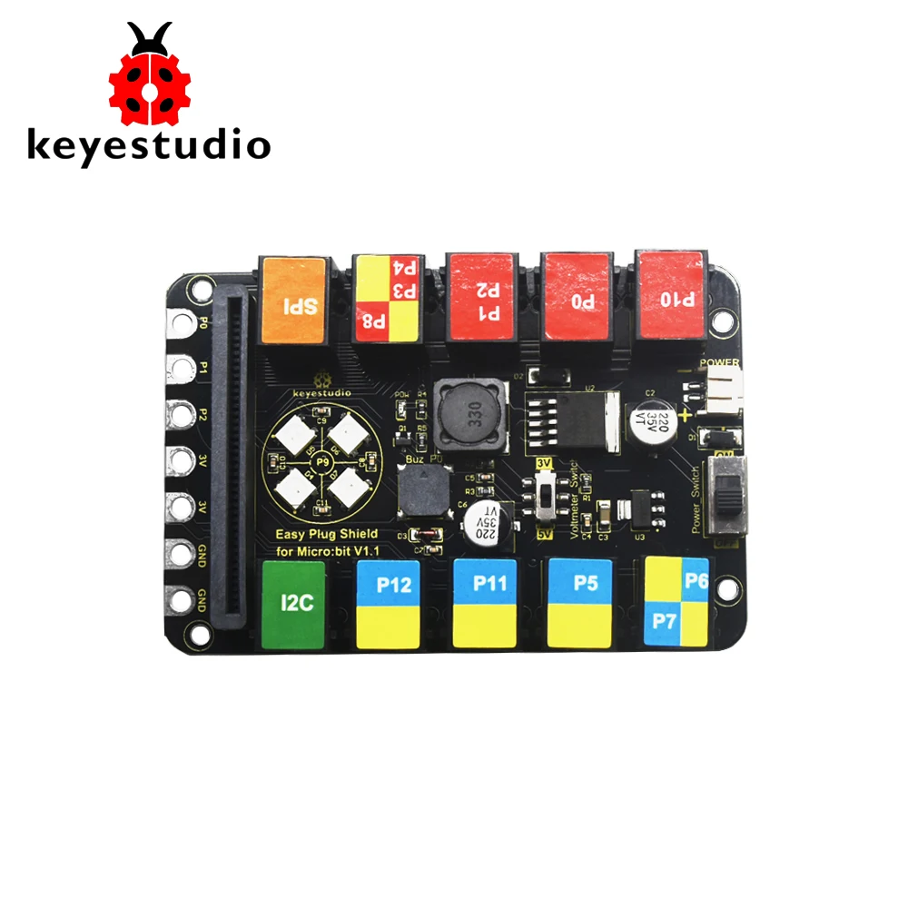 Панель управления Keyestudio EASY Plug V1.1 для микробитного стержня/Arduino проектов сделай