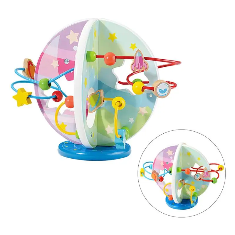 1 шт. деревянная обучающая планета познавательное образование мультяшный