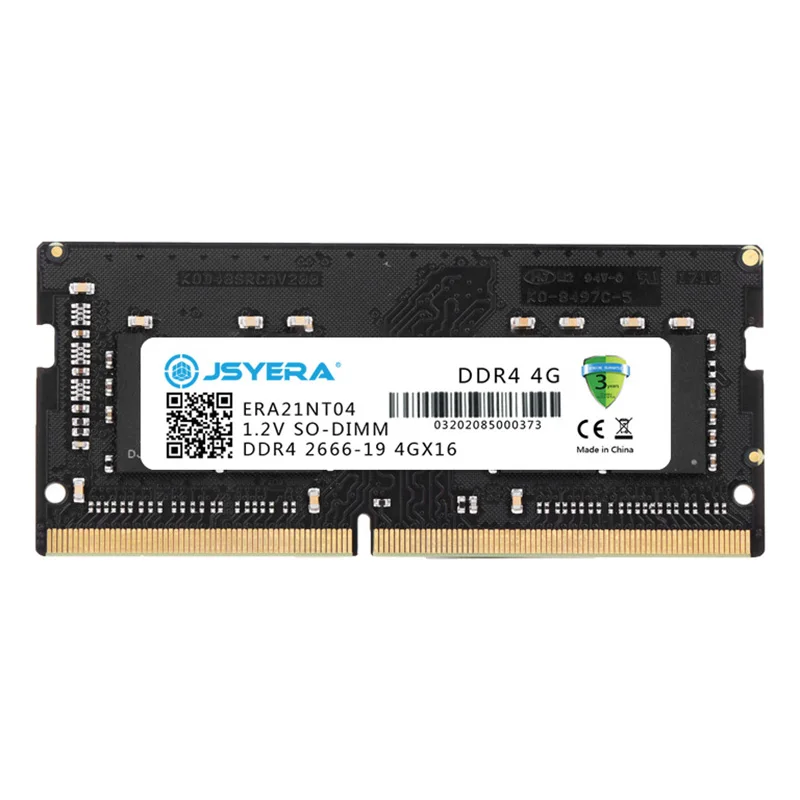 

HOT-JSYERA 4G DDR4 RAM 2666MHz 1,2 V 288-Pin Модуль памяти ноутбука, подходит для портативных компьютеров (универсальный)