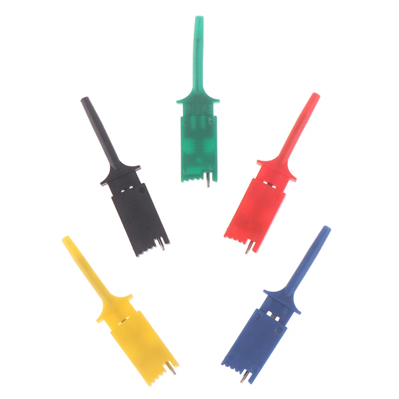 5 шт./компл. иглы Тесты крюк мини Grabber Наборы SMD IC клипса датчик перемычки