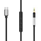 Тип USB C из бескислородной меди, замена стерео аудио кабель-удлинитель для Audio-Technica ATH-M40X ATH-M50X ATH-M60X ATH-M70X наушники