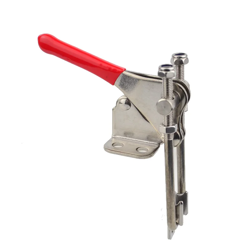 Зажим защелкивающийся вертикальный из нержавеющей стали 304 90 градусов|Крепления|