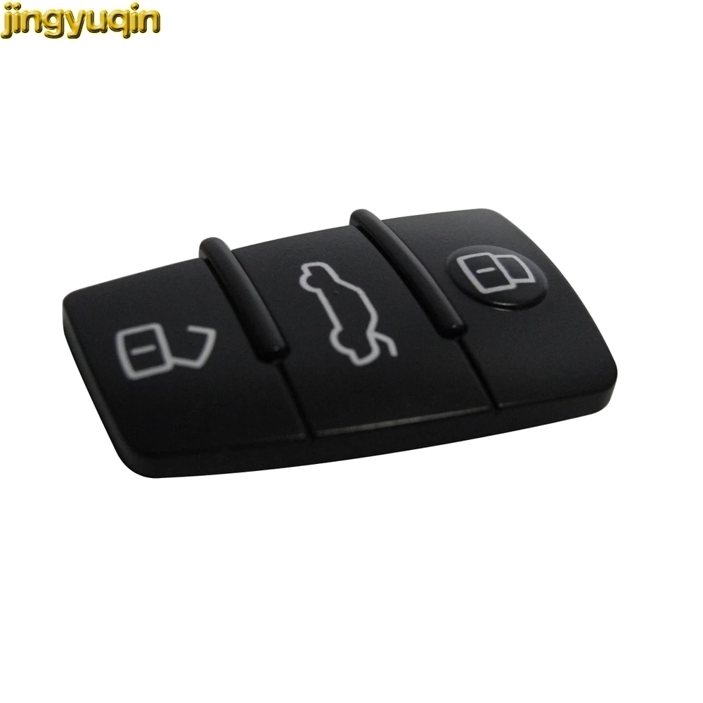 Jingyuqin 100 шт./лот новый для Audi A3 A4 A5 A6 A8 Q5 Q7 TT Замена резины Pad дистанционный брелок 3