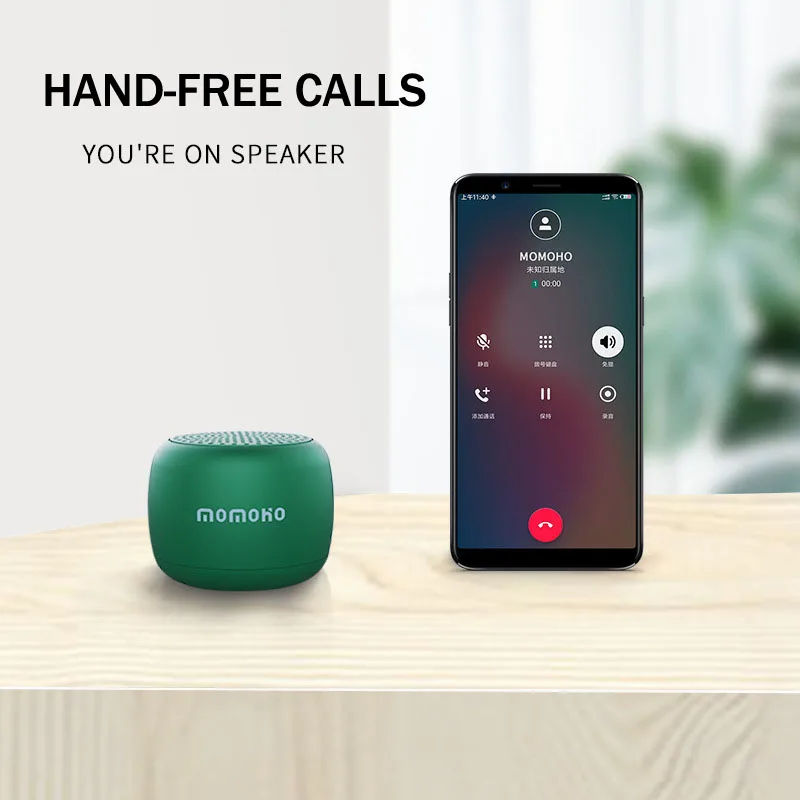 2021 portable mini speaker bluetooth compatible large volume stereo loudspeaker answer call tf card playback for smartphone gift free global shipping