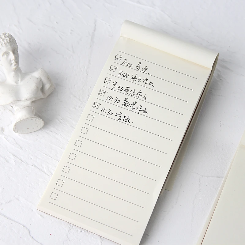 1 шт. простой блокнот ретро крафт бумага чтобы сделать список блокнотов Книжная