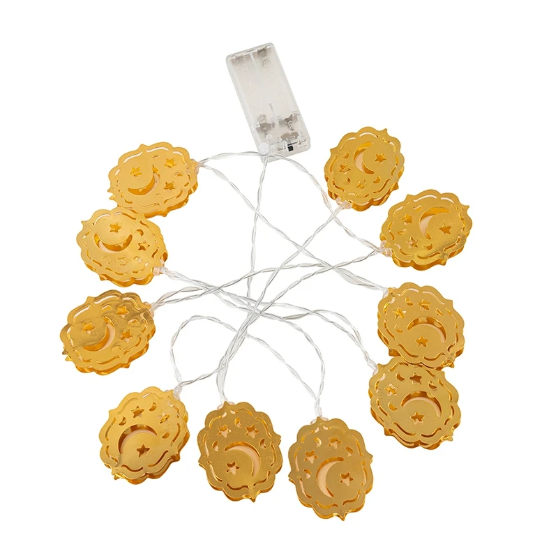 СВЕТОДИОДНАЯ Гирлянда в виде Луны и звезд 10 светодиодный одов | Освещение