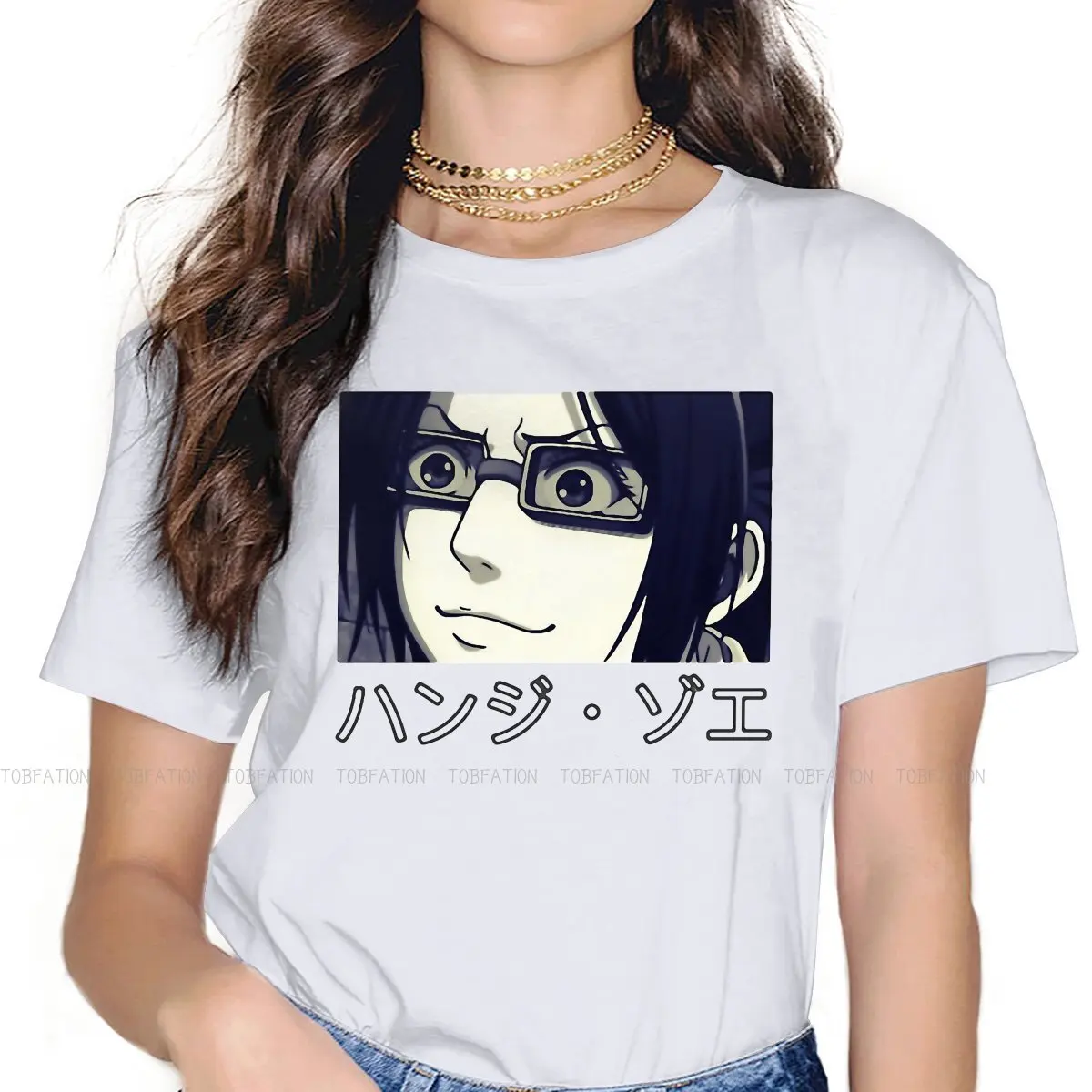 Крутая женская футболка Hange Zoe из аниме атака на Титанов Snk Levi Эрен топы с круглым