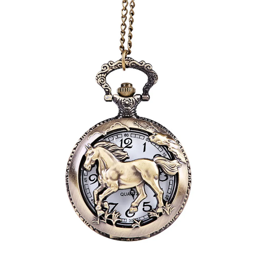 

Retro Popular Vintage Magic Pendant Pocket Quartz Pocket Watch Necklace Personalized Gift For Family And Friends Montre homme