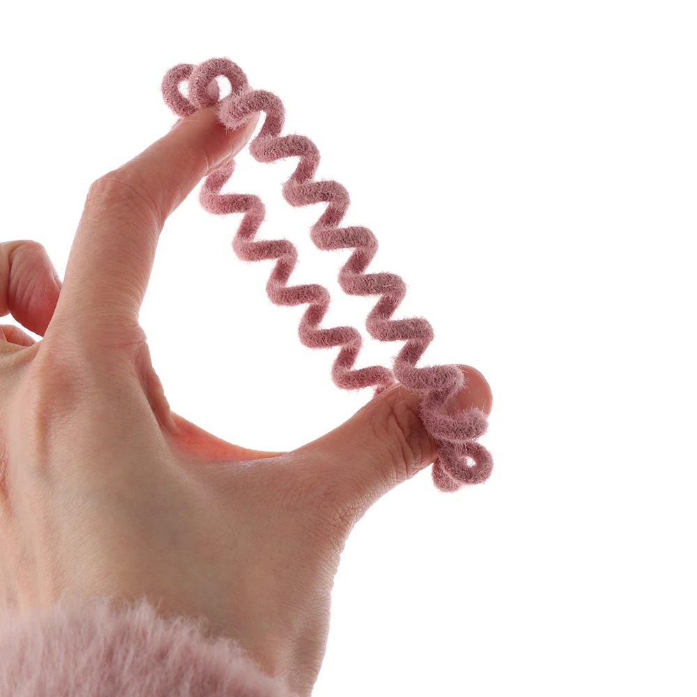 Эластичный вязаный телефонный провод Волосы Резинки женские аксессуары для