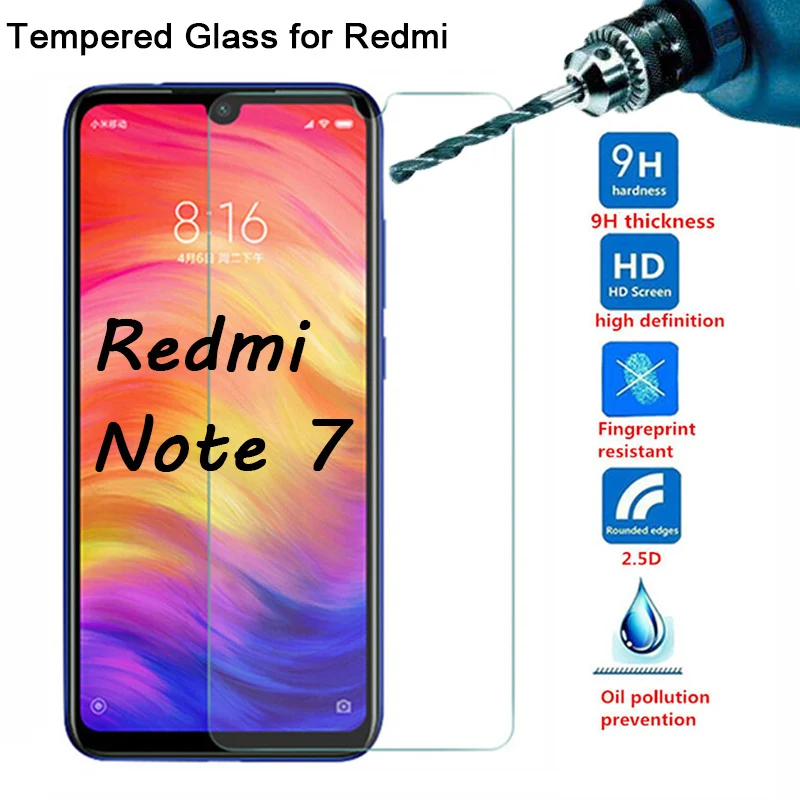 Smartphone Protective Film for Xiaomi Redmi Note 2 3 4 4X 5A Prime 5 Pro Redmi Screen Protector Glass Front Glass Toughed Hard