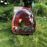 space capsule transparent backpack breathable 360 degree sightseeing pet bird carrier outingtravel bag 23