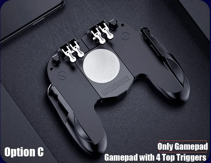 No Cooling Fan Геймпад Pubg контроллер Android джойстик мобильный игровой коврик игровой контроллер портативные плееры WinexFor IPhone Xiaomi с охлаждающим вентилятором - Цвет: No Cooling Fan