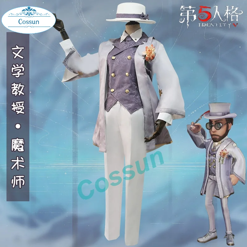 

Anime!Identity V Servais Le Roy Literature Professor Game Suit Uniform Cosplay Costume Halloween Party Role Play Outfit 2021 NEW