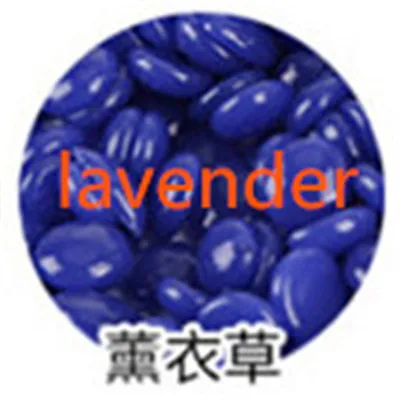 Lavender Профессиональный безболезненный твердый воск, бобы, воск для депиляции, горячая пленка, воск для восковой депиляции для мужчин и женщин, эпилятор для удаления волос, красота тела - Цвет: Lavender
