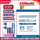 Аккумулятор LOSONCOER 4300 мАч LIS1554ERPC для Sony Xperia T2 Ultra Dual D5322 XM50T D5316 XM50H D5303