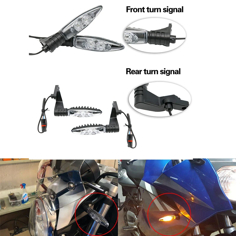 Светодиодный индикатор поворота спереди и сзади для BMW R1200GS F800GS S1000RR F800R K1300S G450X F800ST