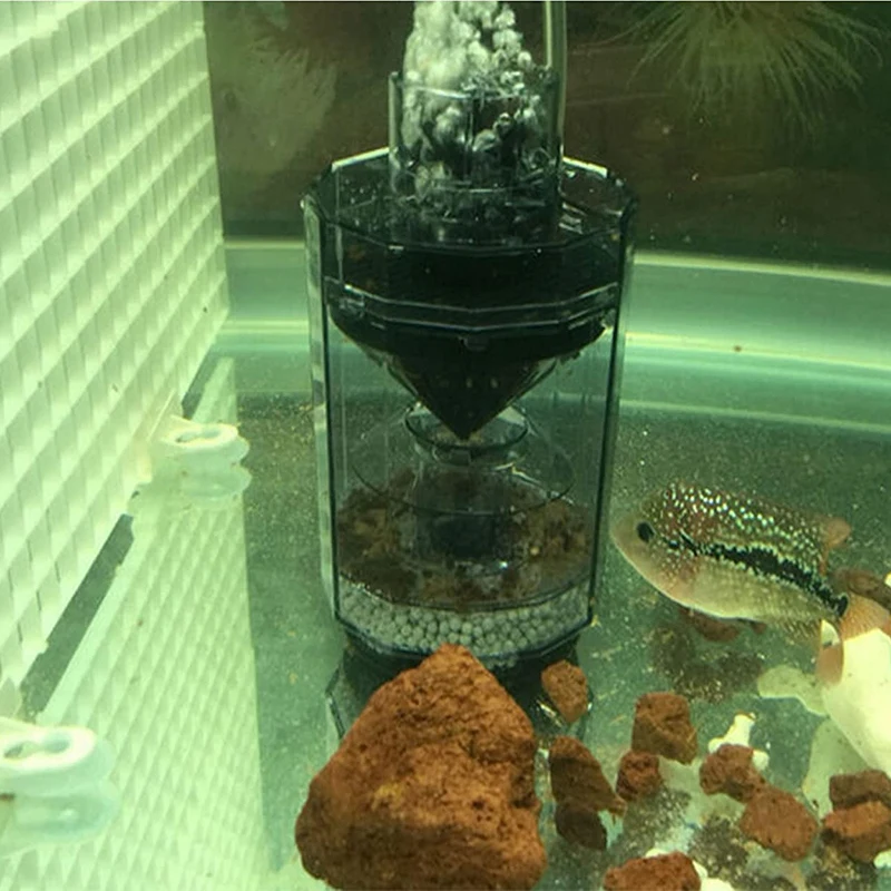 

Aquarium Fishes and Other Small Wastes Into the Container for Fish Tank Waste Cleaner Fishes Aquarium Cleaner