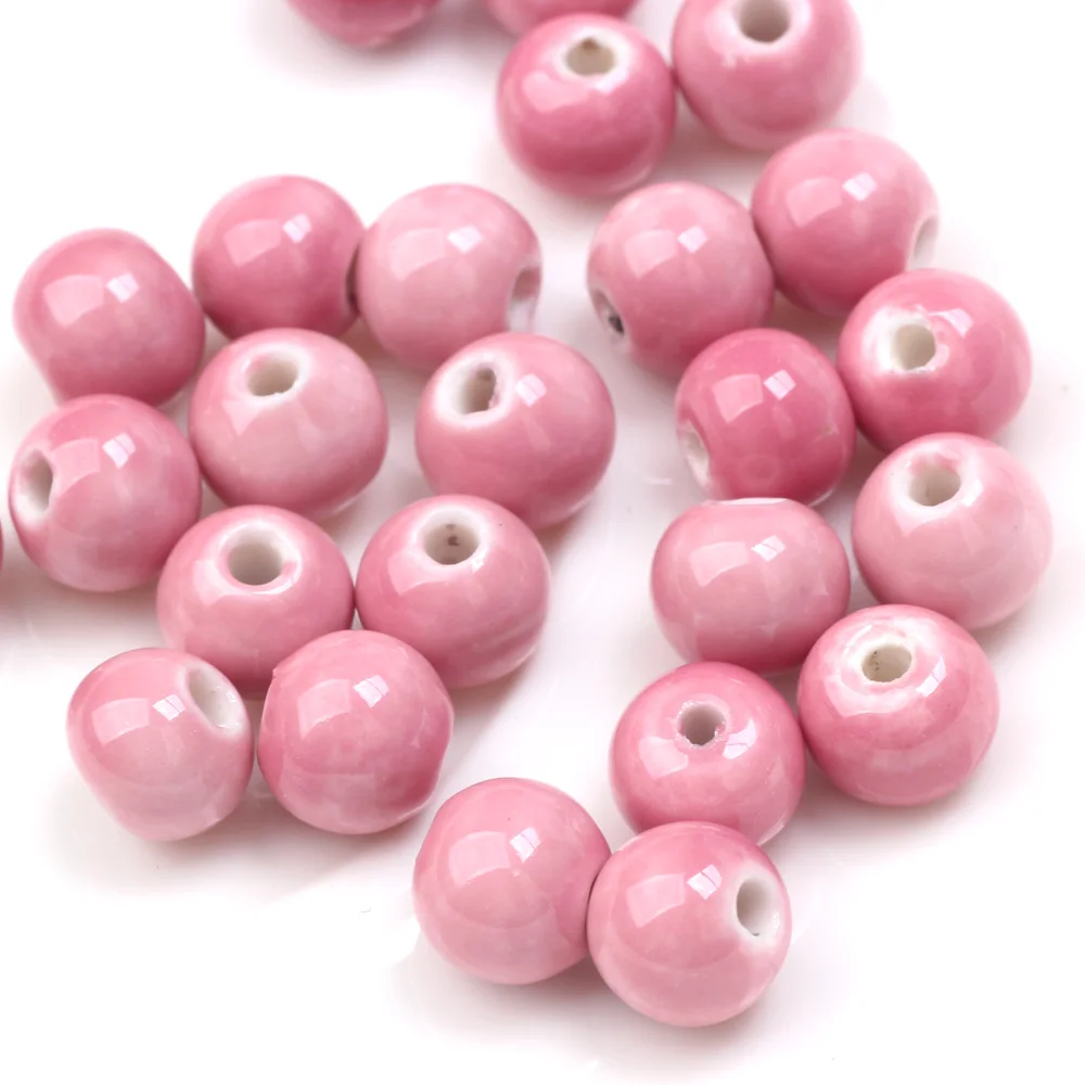 OlingArt 24 шт./лот керамические бусины разделители для круглых смешанных 8 мм диаметр