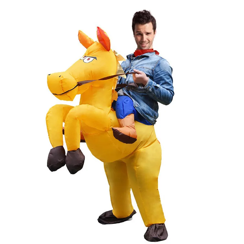 Надувная корова костюм талисмана забавные решений дутый для взрослых Хэллоуин