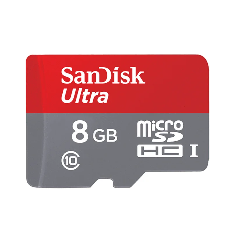 8GB Карта памяти SanDisk 16 ГБ 32 ГБ SDHC максимальная скорость чтения 98 м/с 8 ГБ 64 Гб класс 10 Ультра Micro SD карта A1 Microsd UHS-I TF карта - Емкость: 8GB