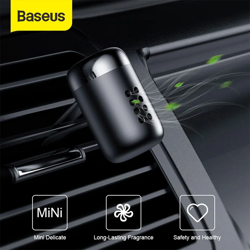 

Baseus Car Air Freshener Aromatherapy Auto Air Outlet Perfume Long-lasting Car Fragrance Clip Diffuser Solid Car Perfume