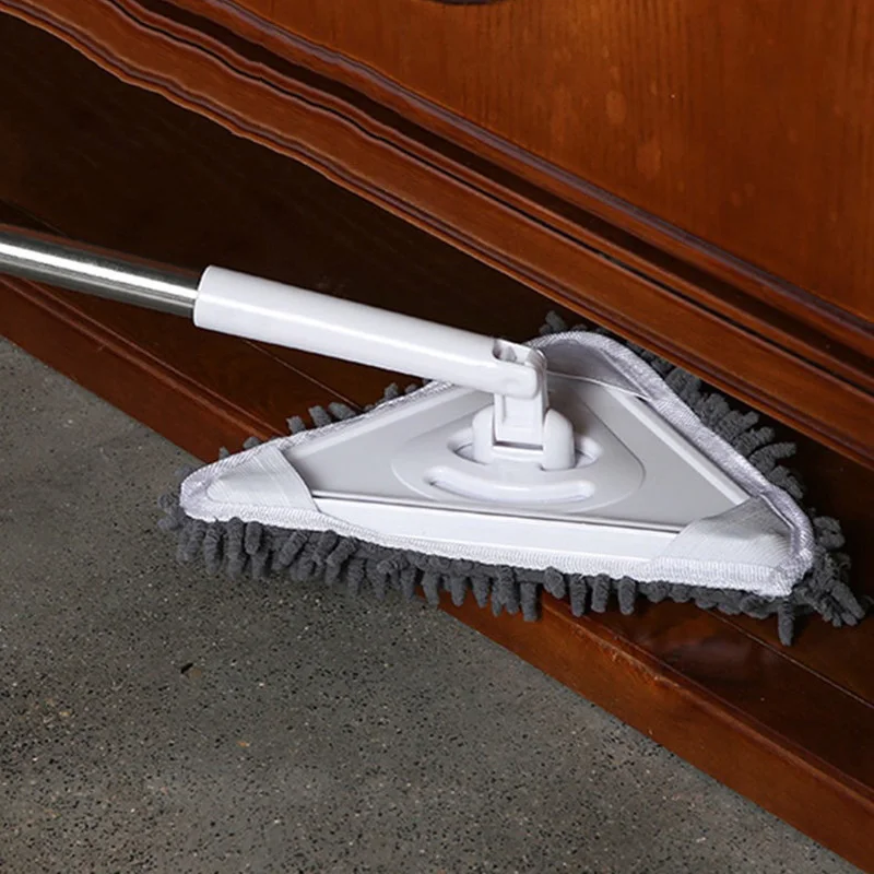 

Newly Triangles Lazy Cleaning Mop Adjustable 360 Degree Rotatable Telescopic Rod Mop For Clean Roofs Walls Cars Corners TE889
