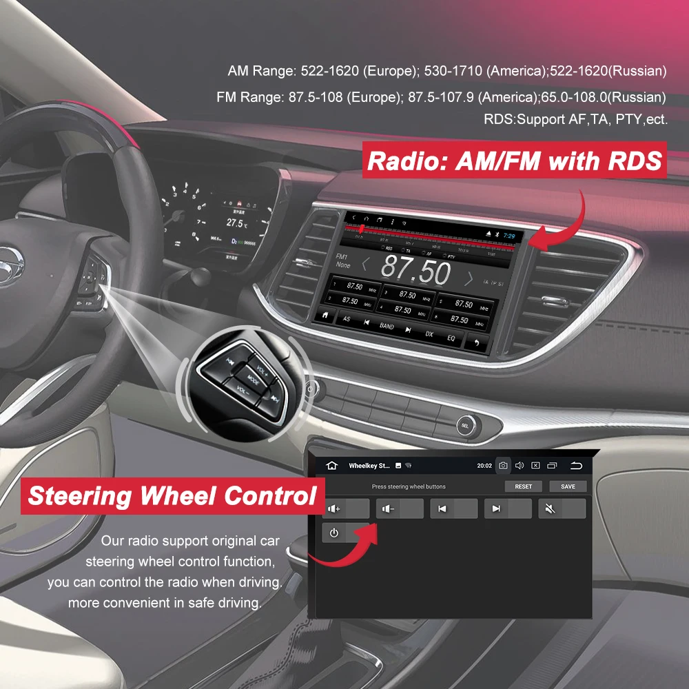 Bonroad 9 &quot2din Android8.1.0 Rom2G GPS Nav для Mazda 3 2009 2014 с видео Wifi Bluetooth Автомобильный плеер