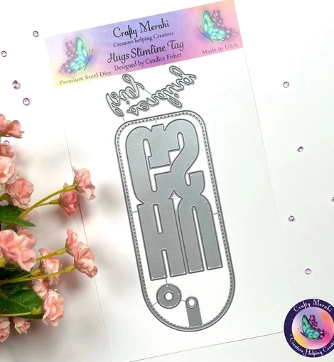 

Hugs tag Metal cutting dies cut die mold card Scrapbook paper craft knife mould blade punch stencils