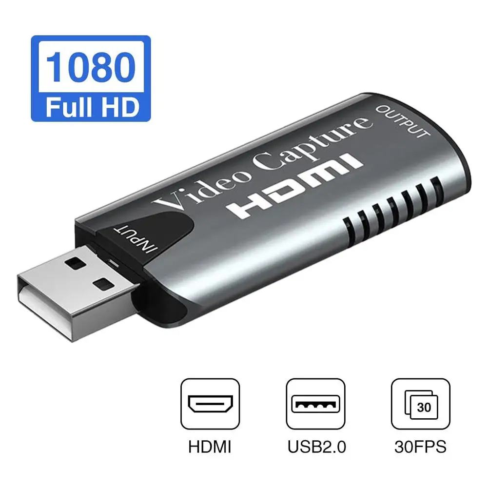 Мини USB 2 0 Аудио Видео карта захвата 1080p HD плата сбора данных конвертер для