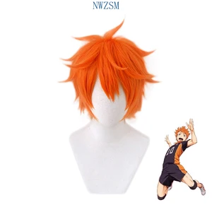 Аниме Haikyuu! Парик для косплея Karasuno Syouyou Hinata Shoyo, термостойкие синтетические волосы, волосы апельсина, Haikiyu