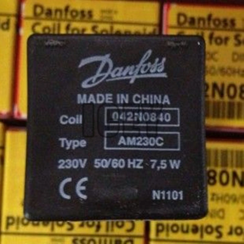 Катушка электромагнитного клапана Danfoss 042N0840 тип AM230C 7 5 Вт внутренний диаметр 10