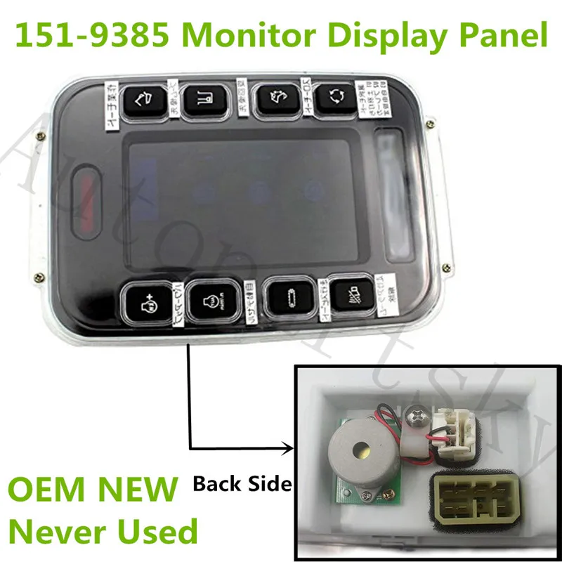 OEM New 151-9385 1519385 Monitor Display Panel For CAT Excavator 320B E320B 330B