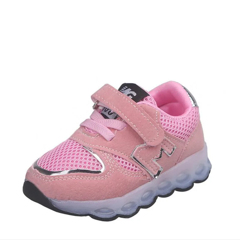 2020 Брендовая детская светящаяся обувь спортивная для мальчиков и девочек модные