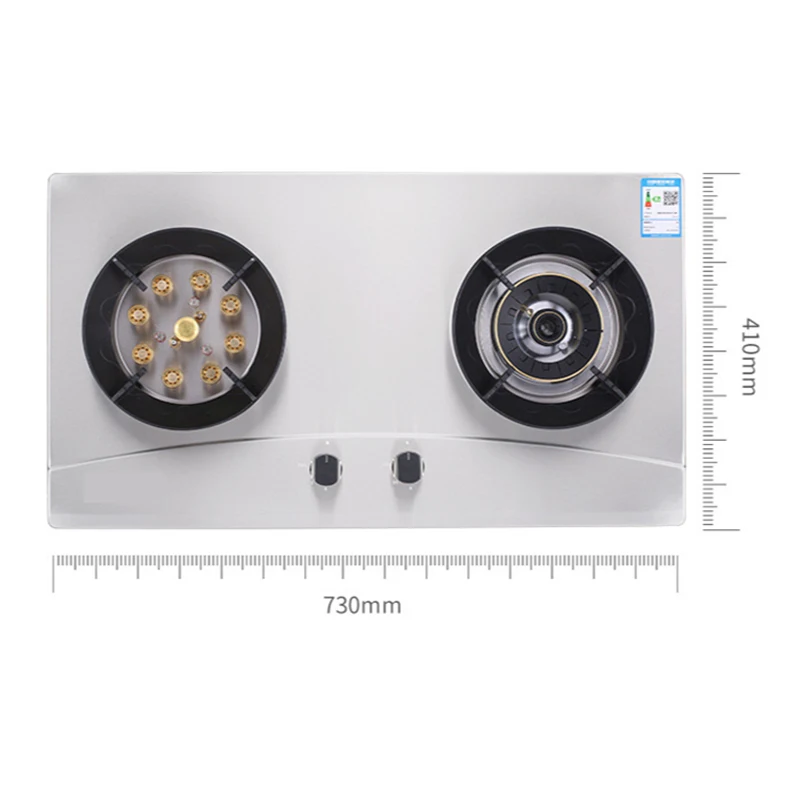 Газовая плита с электронным импульсным зажиганием встроенная горелка для