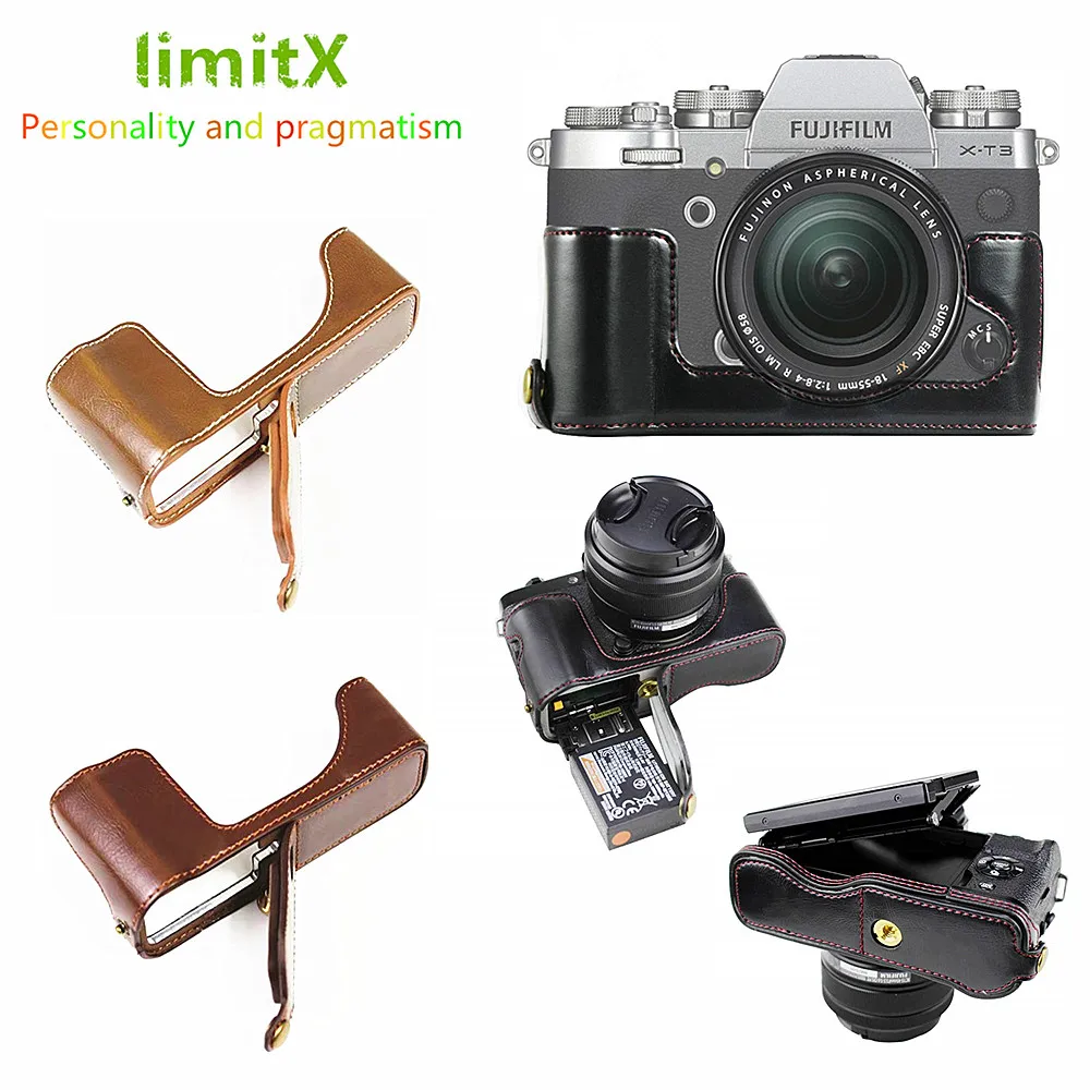 Чехол для фотоаппарата Fujifilm XS10 XE4 XE3 XT4 XT3 XT2 XT200 XT100 XT30 XT20 XT10 X100V из искусственной