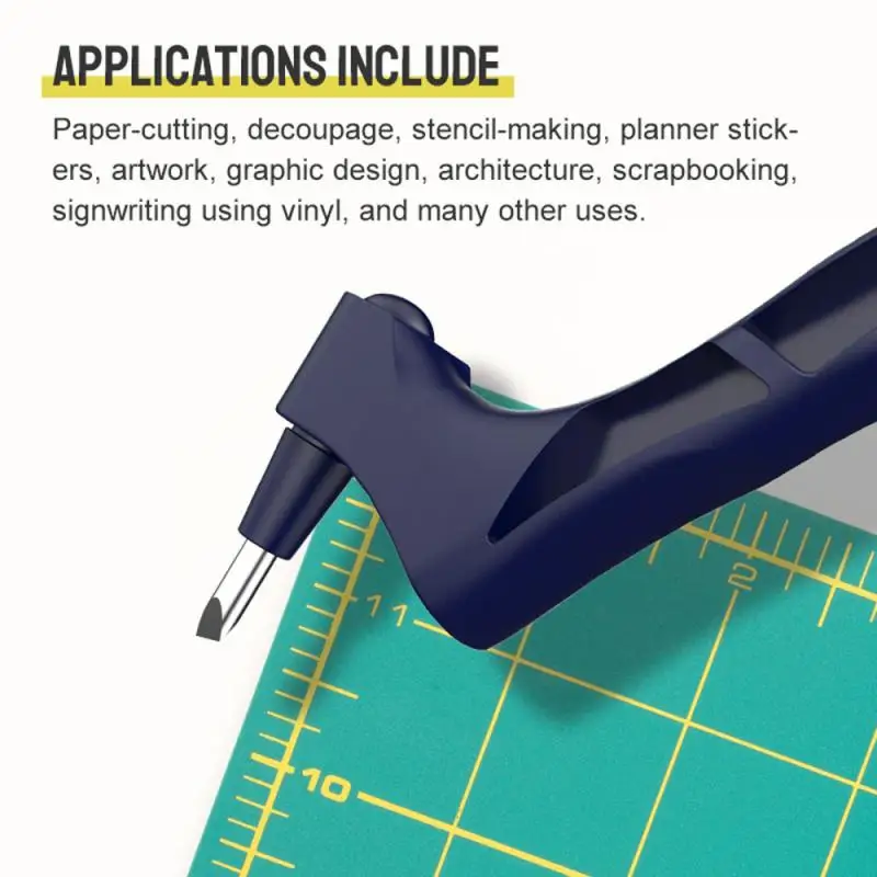 

Carving Knife Blades Leather Paper Carving Tools Craft Sculpture Engraving DIY Art Cutting Leather Tools 360 Rotating Blade