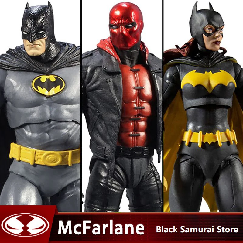 

McFarlane DC comics Batman:Three Jokers Batgirl Red Hood novelties 7inch Collectible Figurines Model Anime Action Figure Toys