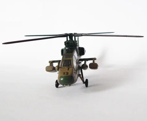 Модель 14103 г. литый под давлением вертолет Kawasaki OH-1 ниндзя Военный Разведчик для