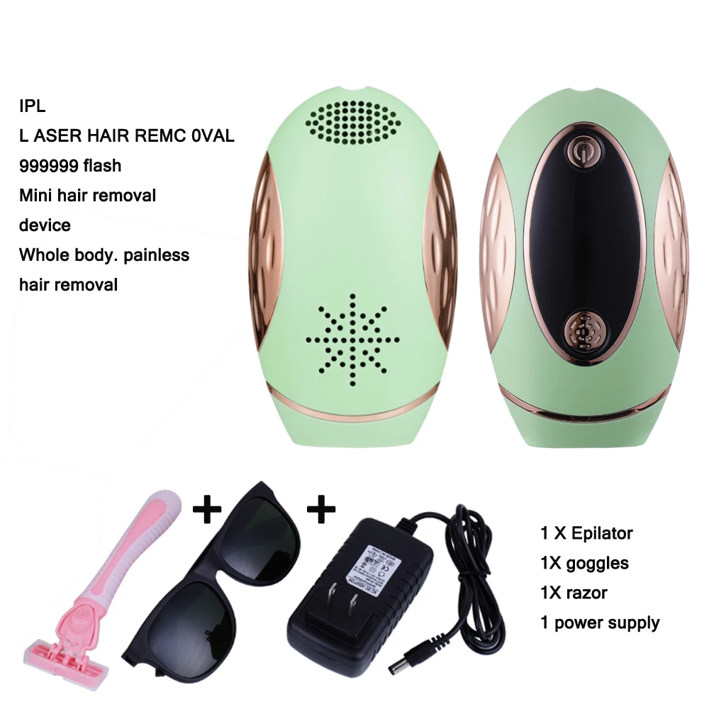 

Mini Handheld Quartz Tube IPL Laser Epilator 99W Depilator Machine Portable Painless Laser Hair Remover Body Facial Underarms