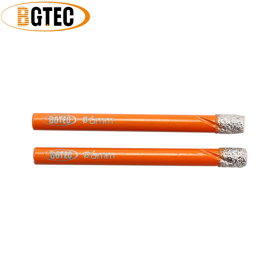 BGTEC 2 шт. Круглый хвостовик 6 мм сверла для сухого сверления алмазное Отверстие