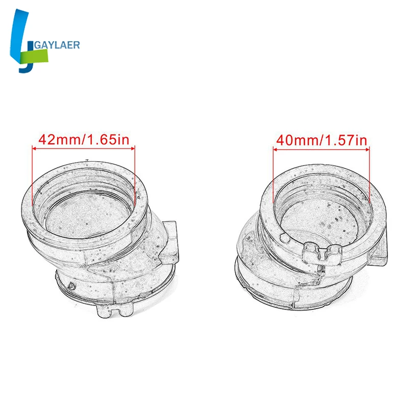 

Manifold Carburetter Intake Adapters Insulator Connector Glue For Honda 16211-MY5-600 CB500S 1998-2002 CB500 1994-2002
