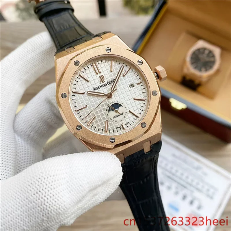 

Audemars Piguet watch men's skeleton automatic mechanical AAA watch gold skeleton retro men's women watch quartz watch