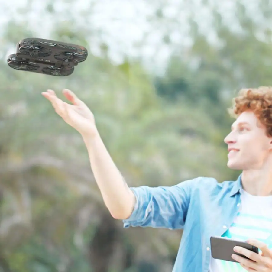 JJRC RC Airselfie складной Wifi двойной аккумулятор пульт дистанционного управления квадрокоптером Дрон игрушка с HD камерой Радиоуправляемый игрушечный вертолет