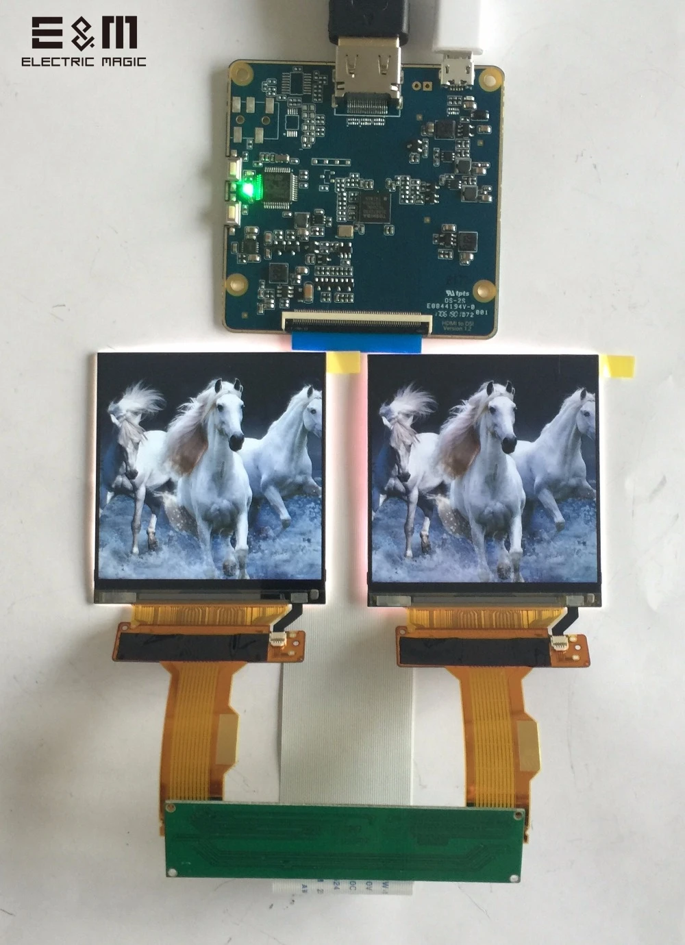 2 lcd FFC CableBoard 2,9 дюймов 2K 1440*1440 120 Гц двойной ЖК-экран DP к MIPI плата драйвера монитор для AR VR MR HMD гарнитура дисплей LS029B3SX02 - Цвет: 2 lcd FFC CableBoard