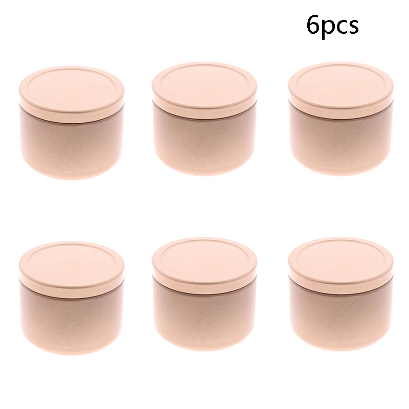 6 шт. контейнер для хранения конфет Мини Портативная жестяная коробка свечей