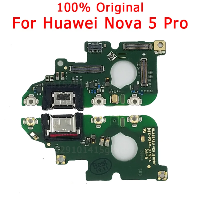 Оригинальная плата зарядного устройства USB для Huawei Nova 5 Pro печатная с портом